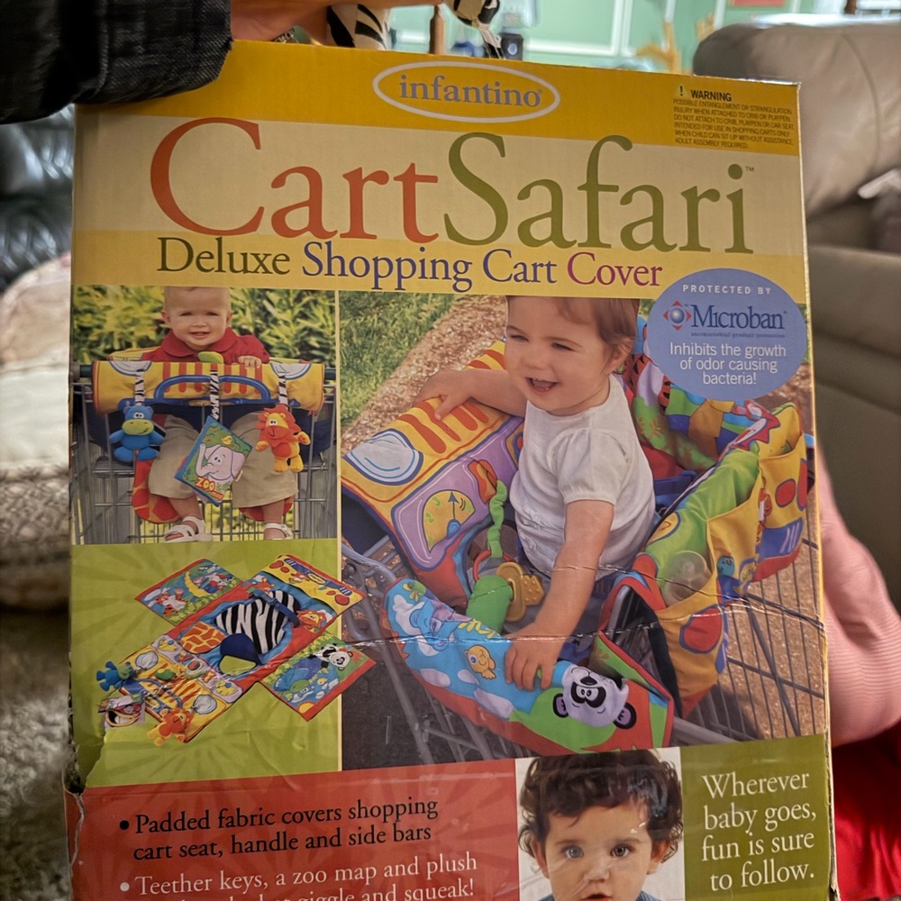 Infantino CartSafari Deluxe Shopping Cart Cover - Colorful Design